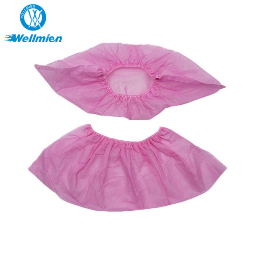 Factory Non-Slip blue Boot Covers Anti-Skid Non Woven Waterproof Shoe Cover Disposable Shoe Covers for Medical