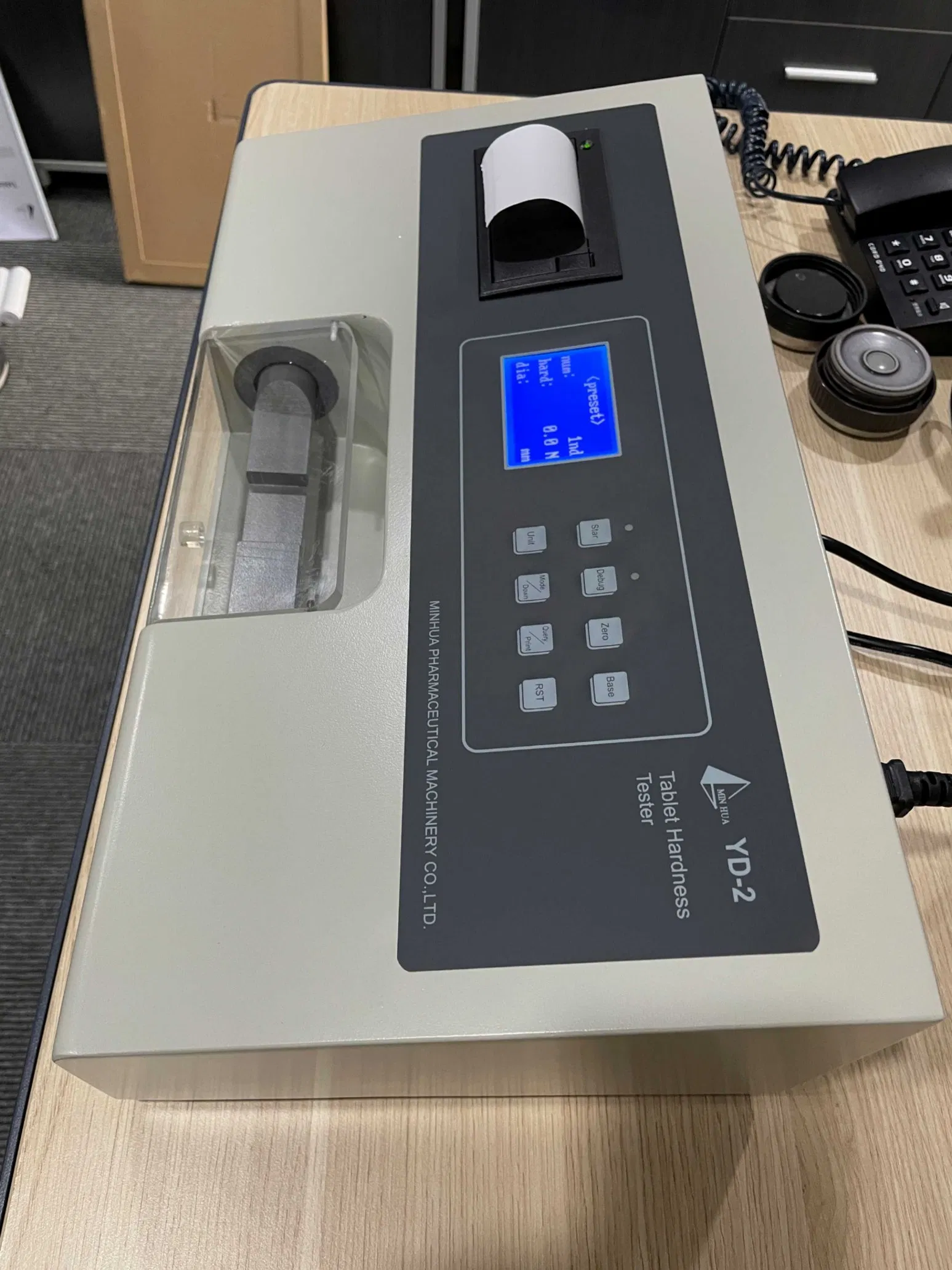 Precision Hardness Testing Device for Tablets and Capsules