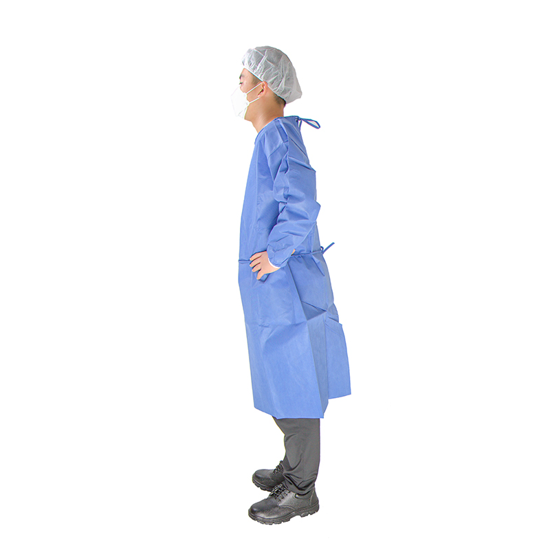 OEM/ODM PP Fluid Resistant Waterproof Gowns Non Woven Disposable Surgical Splash