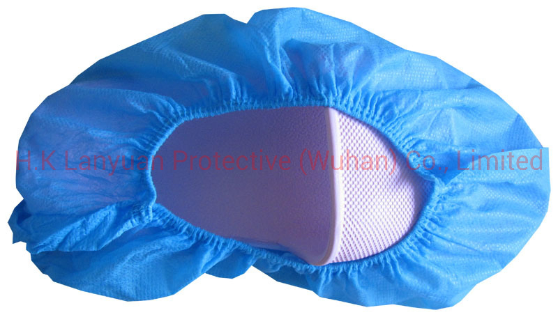 PP PE CPE SMS Nonwoven Manufacturer Disposable Biodegradable Antiatatic Cleanroom Medical Shoecover