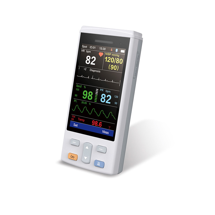 Hospital Equipment LCD Display ECG SpO2 Multi Parameter Touch Screen Patient Monitor