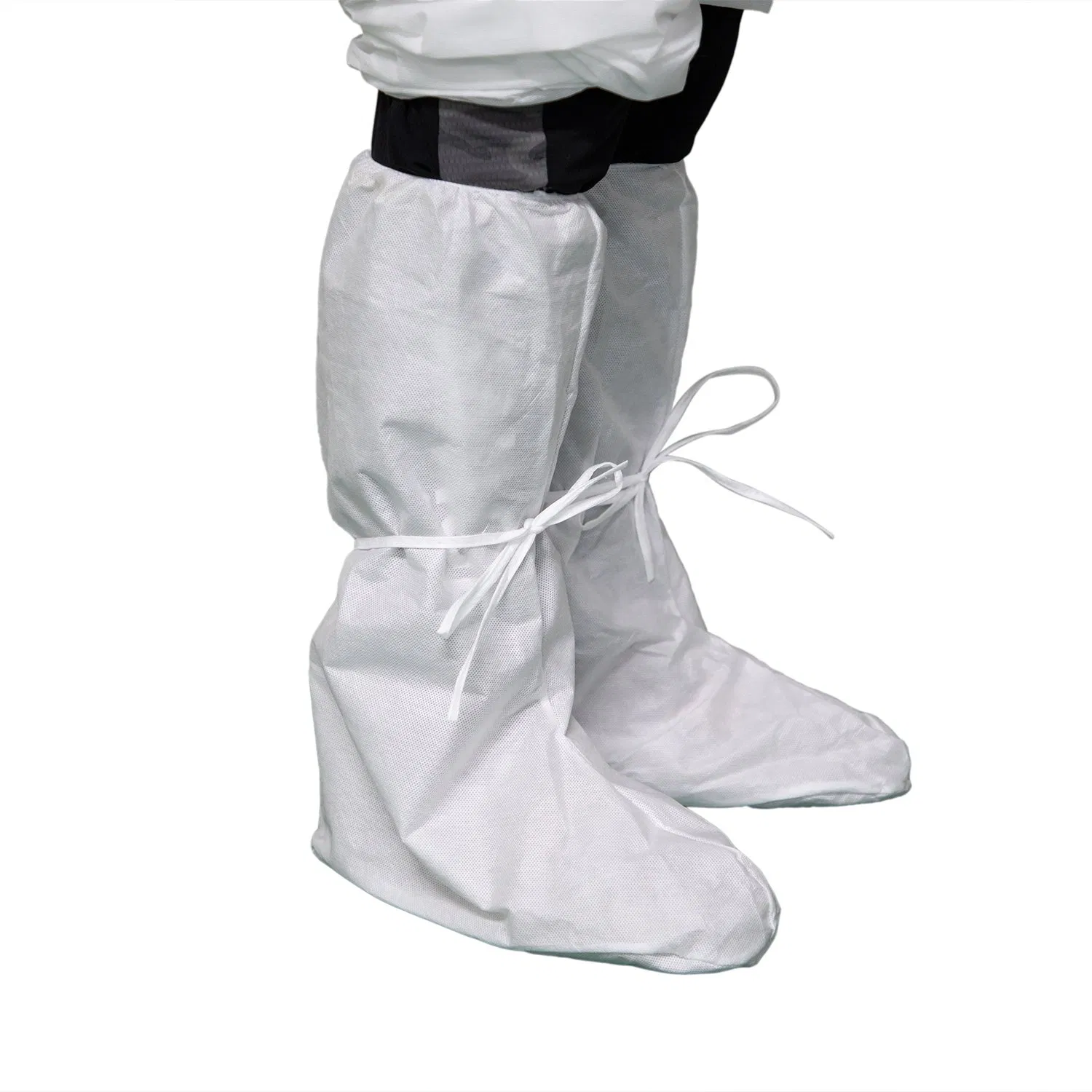 Medical Shoe Cover Anti Slip Non Woven PP+PE Waterproof Long Shoe Covers Disposable Protective Isolation PE Boot Covers