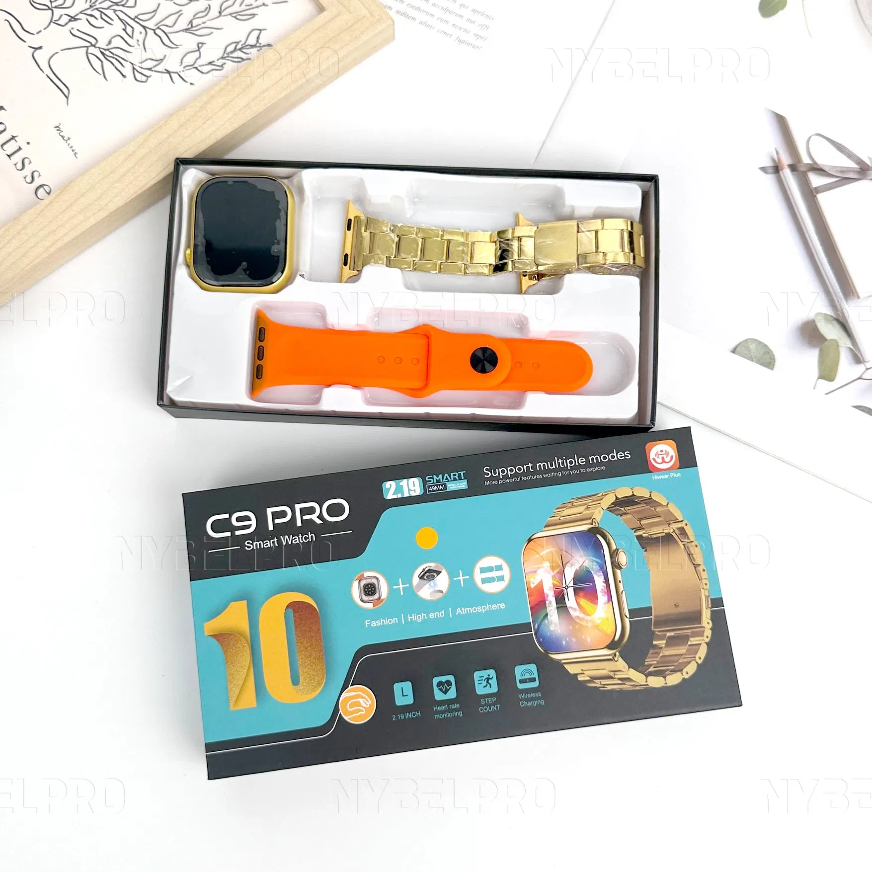 C9 PRO Smart Watch a Wearable Device Focuses on Health Monitoring Light Smart Experience Reloj Inteligente All-Day Use