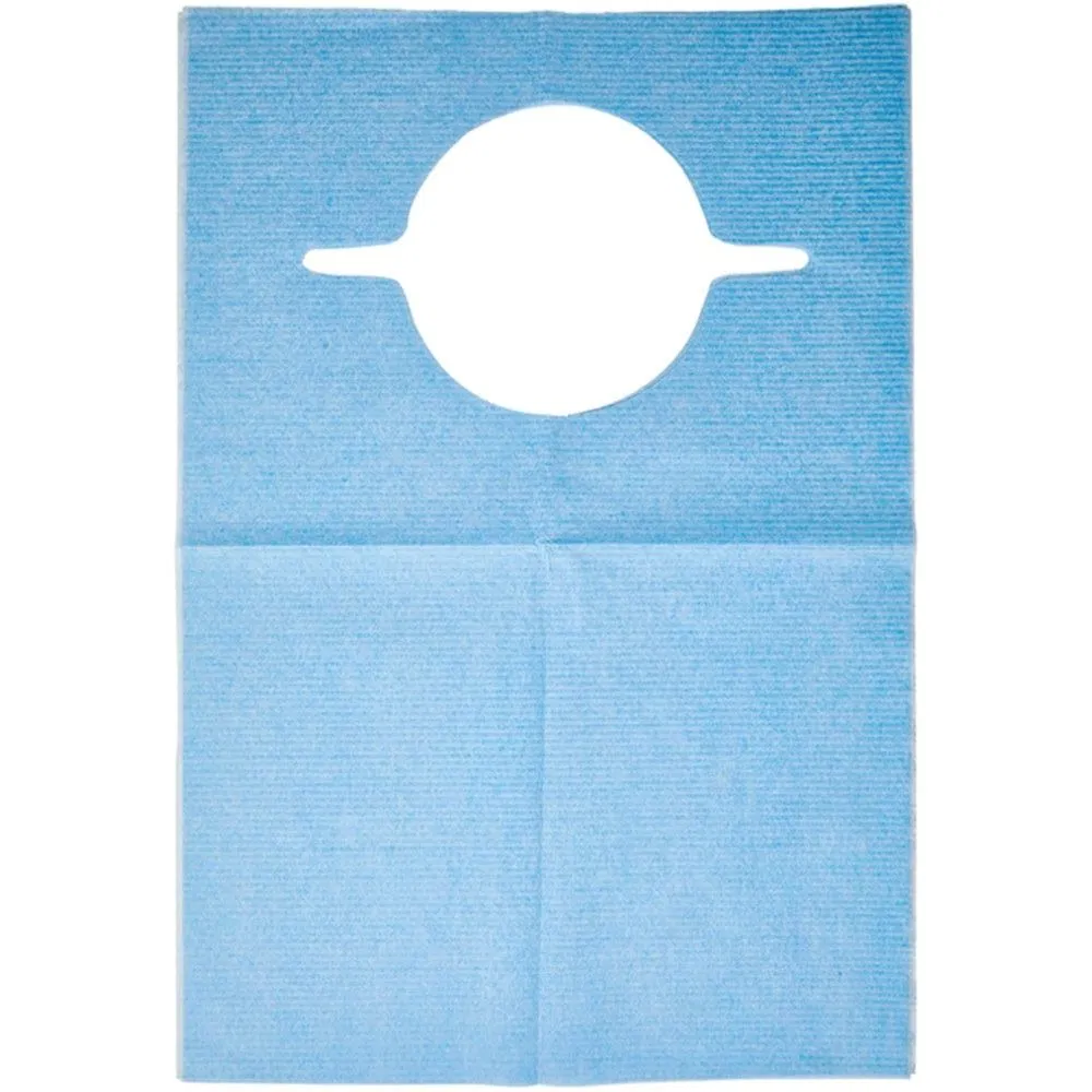 High Quality Disposable Apron Paper Plus PE Film Aprons for Restaurant/Dental/Nursing Home Adult Medical Apron Waterproof