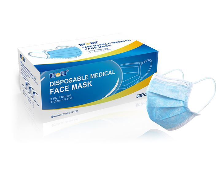 3ply Non-Woven Fabric Disposable Medical Face Mask- Shandong Haidike Products