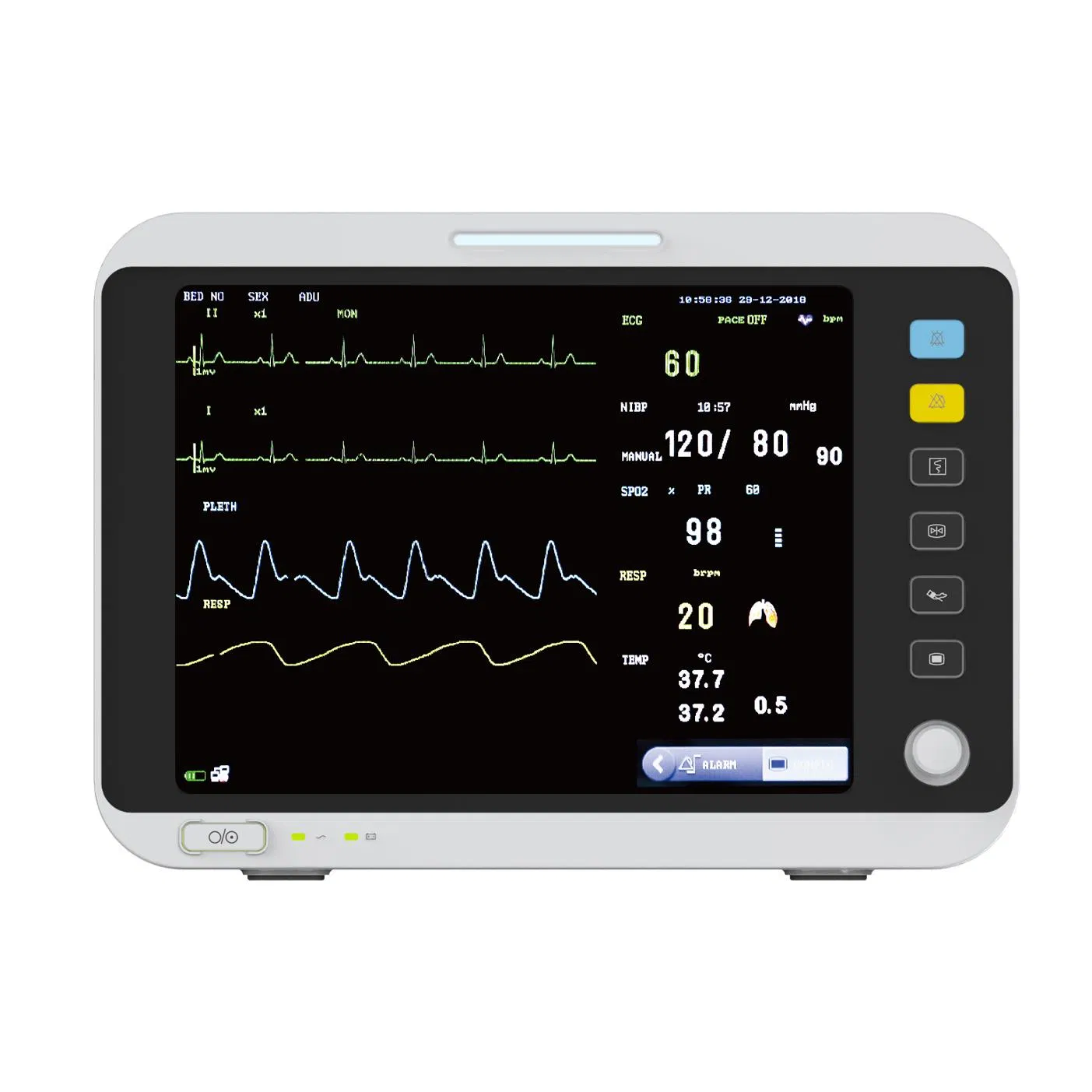Soymed Vital Signs Monitor Multi Parameter Patient Monitor De Signos Vitales Portable Central Monitoring System