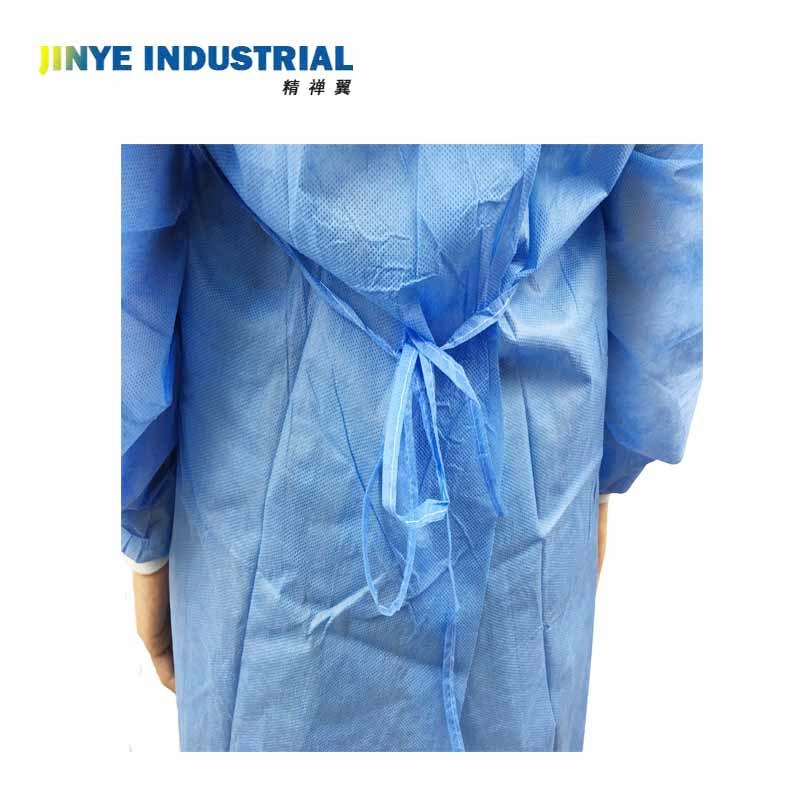 Surgical Gown Medical Waterproof Plastic SMS Non-Woven Fabric Disposable Protective Isolation Gown