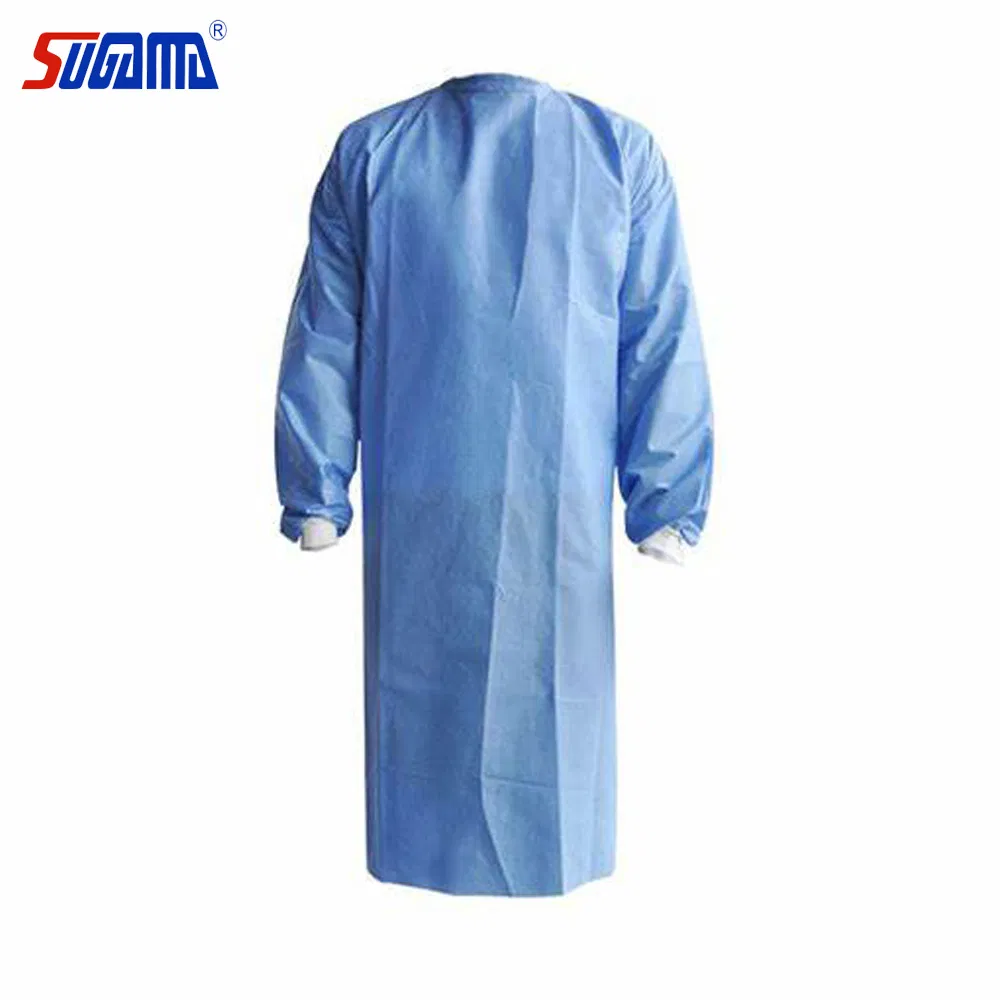 Disposable Eo Sterile AAMI Level1/2/3/4/ SMS/PP+PE Surgical Gown ISO Approved Cheap Price Manufacture Supply