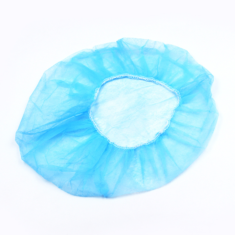 Disposable Non-Woven Bouffant Round Nurse Cap for Surgical and Medical