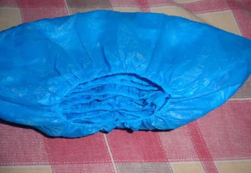 Disposable CPE Nonwoven Shoe Cover Detail