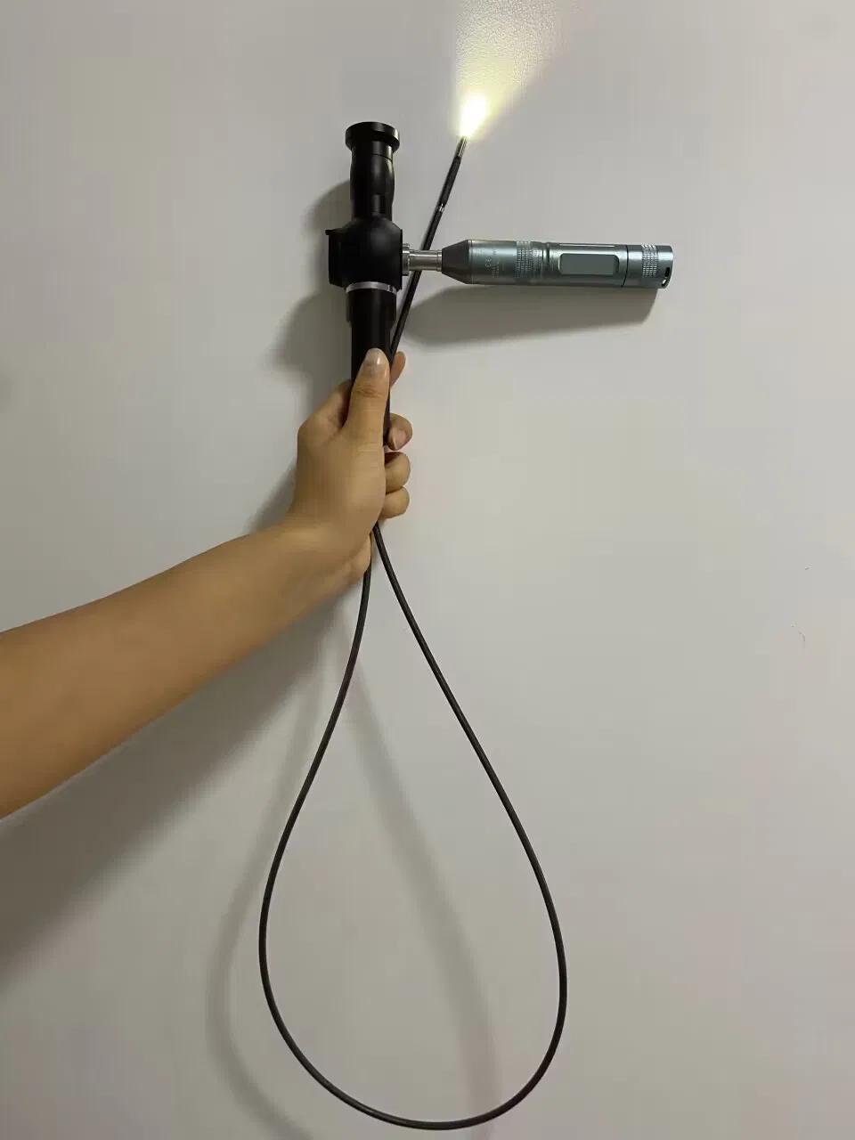 Hospital Flexible Fiberscope with Optical 4mm Lens, 1m Working Cable, Ent Endoscopy