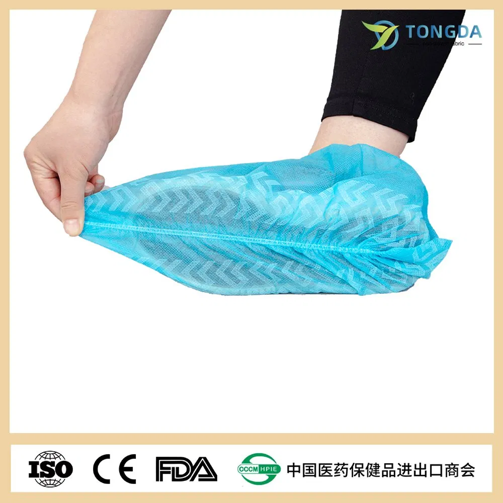 Clean Industry Dust Proof Disposable Elastic Nonwoven Shoe cover
