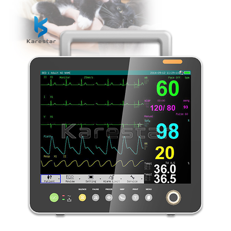 Veterinary Wholesale Price Vital Signs Monitor Supplier Multiparameter Patient Monitoring System