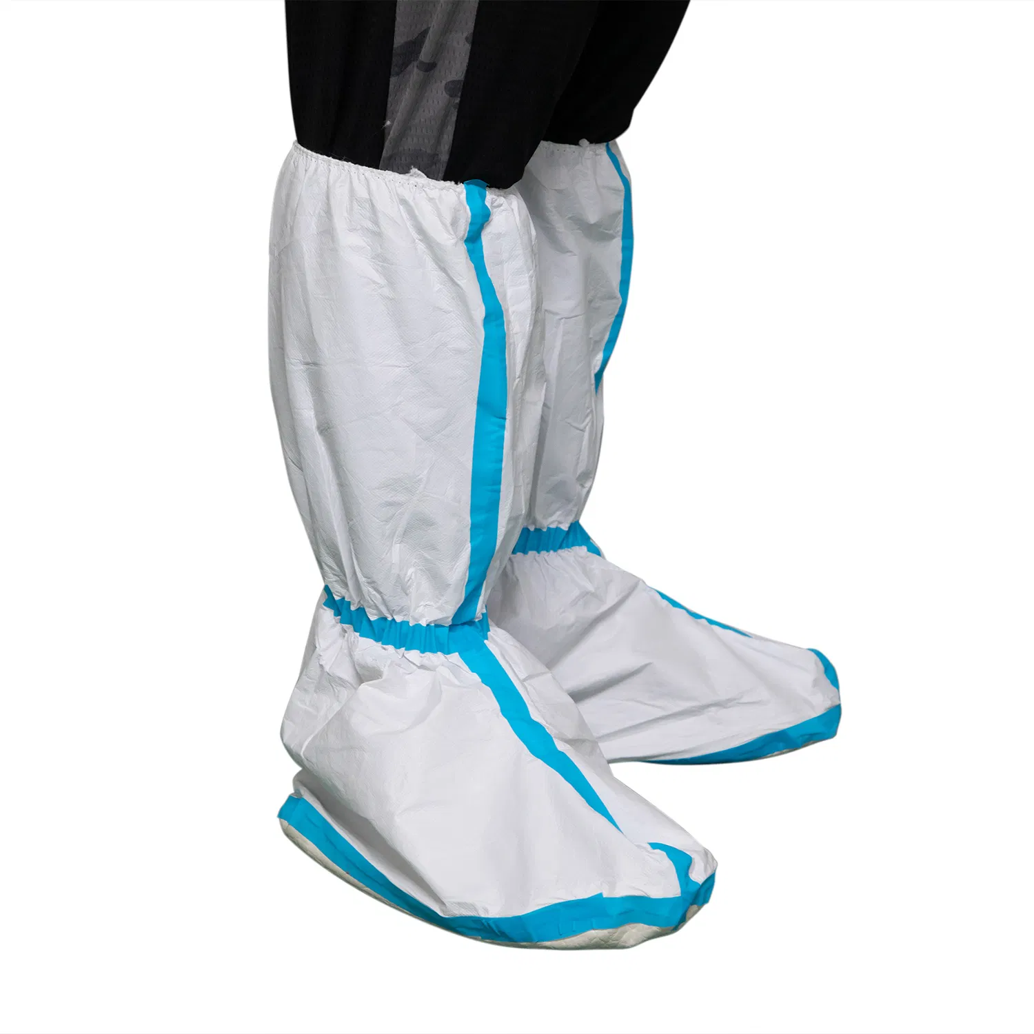 Nonwoven Microporous Non-Skid High Knee Long Covers Disposable Medical Waterproof Boot Cover