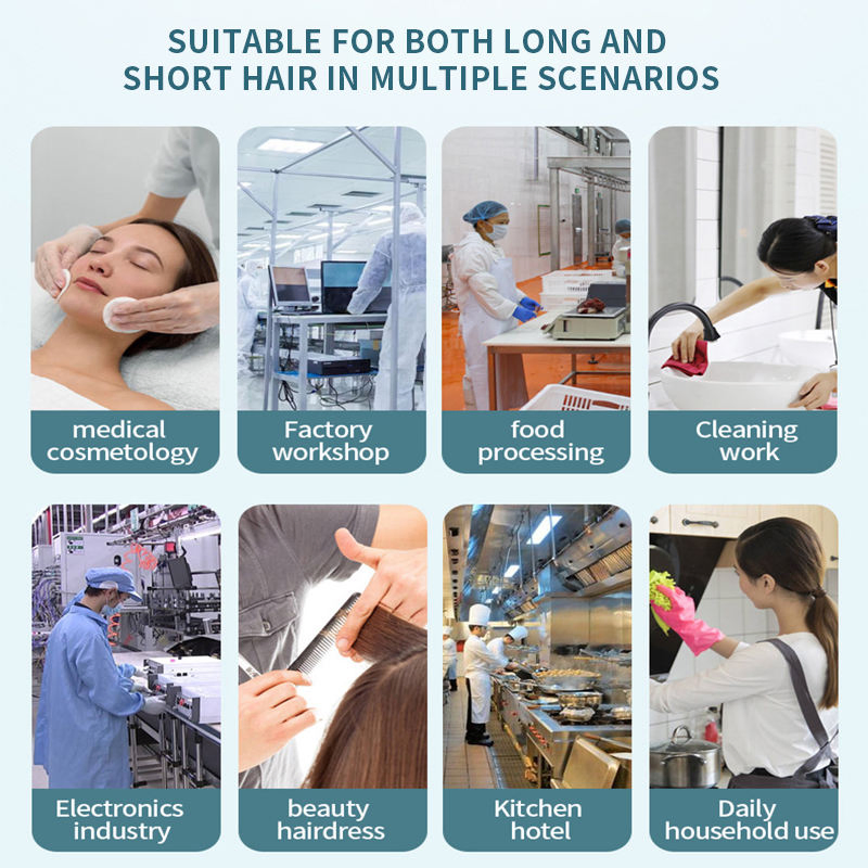 Factory Direct Elastic Disposable Bouffant Caps Nonwoven Round Cap for Industrial