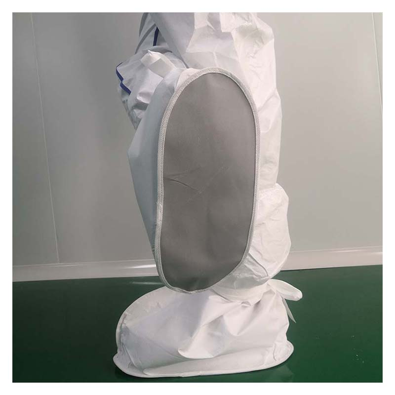 Disposable Waterproof Surgical Isolation Shoe Cover PE Non Woven Medical High Boot