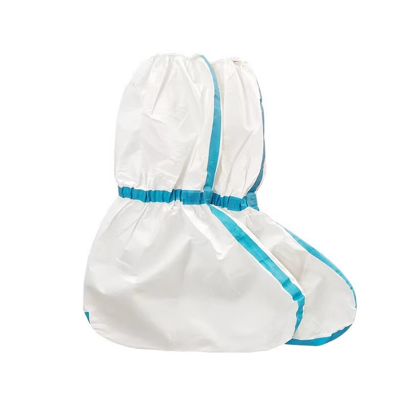 Waterproof Non Woven PE Factory Direct Wholesale Disposable Medical PP Shoe Cover / Boot Covers PPE Safety Boots