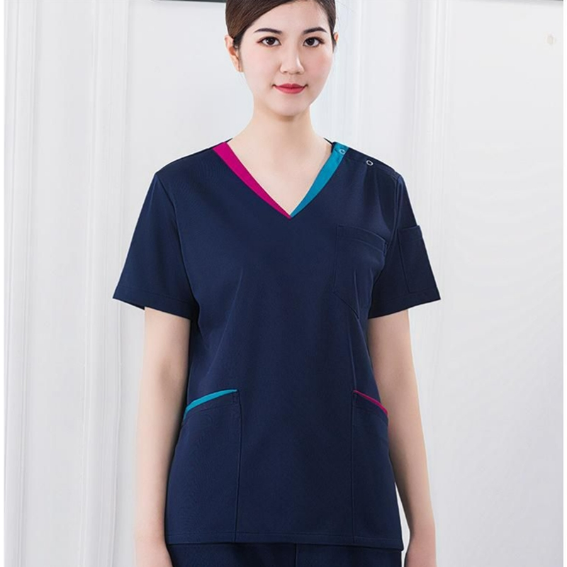 Factory Direct Fashionable Medical Top Uniforms Scrubs Sets Uniforms Dentist Spandex Jogger Scrub Suit Hospital Nursing Scrubs