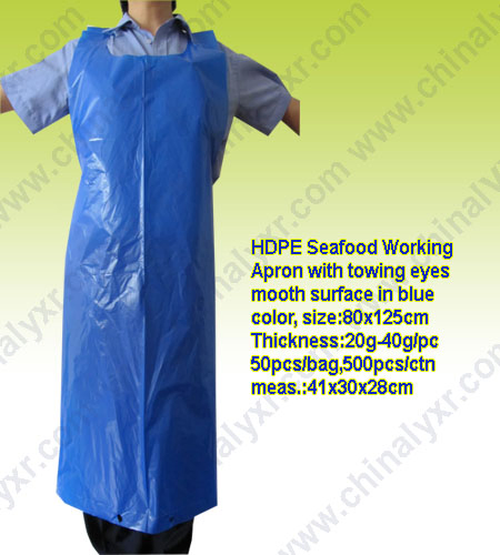 Ly Thick Disposable Plastic Disposable Waterproof Aprons