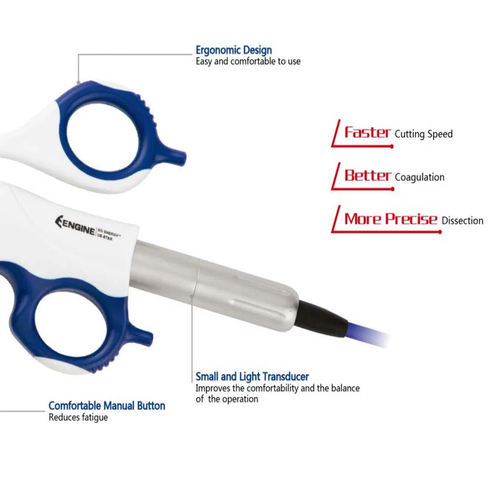 Laparoscopic Surgical Energy Instrument Harmonic 23cm Shear Ultrasonic Scalpel System