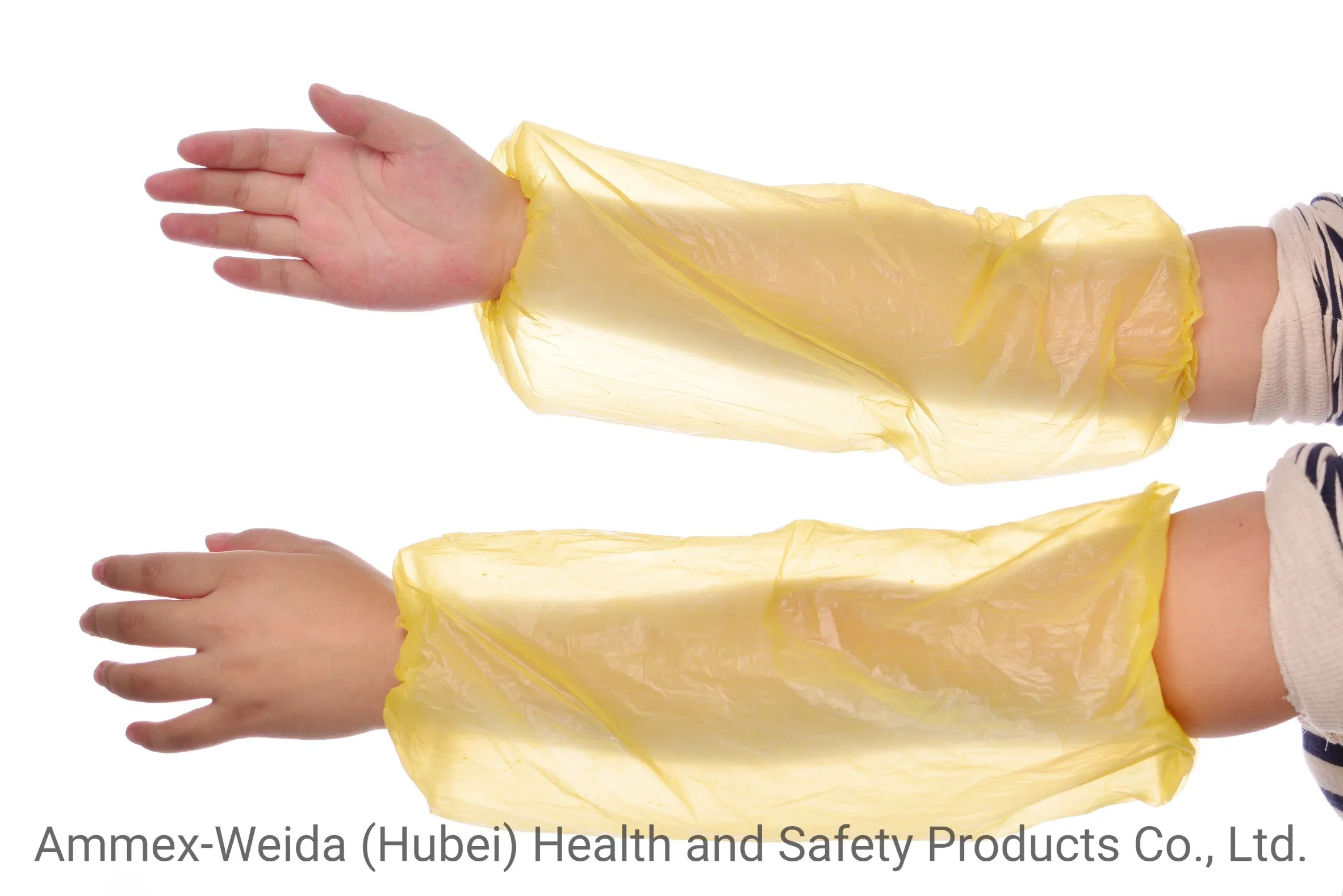 Oil-Proof and Waterproof Disposable Plastic Oversleeves Non-Toxic and Non-Irritating for Food Industry
