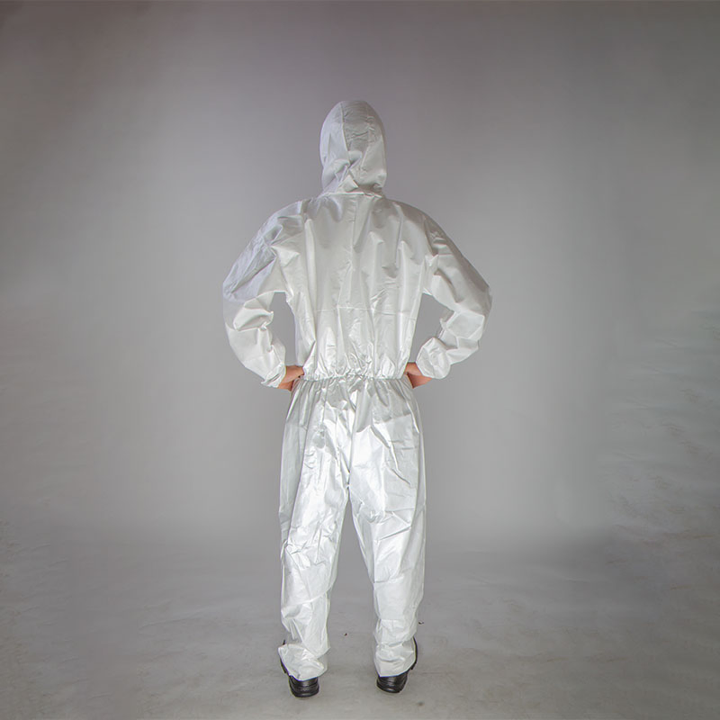 Disposable Non Woven Protective Safety Coverall with Hood Without Boot
