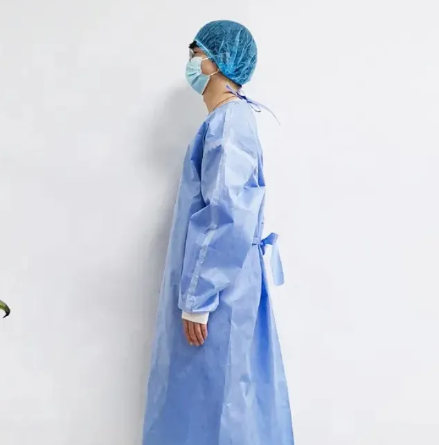 Biodegradable Isolation Gown Back