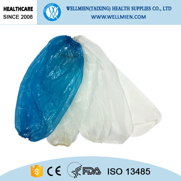 Disposable Half Arm Nonwoven PE PVC Sleeves Cover