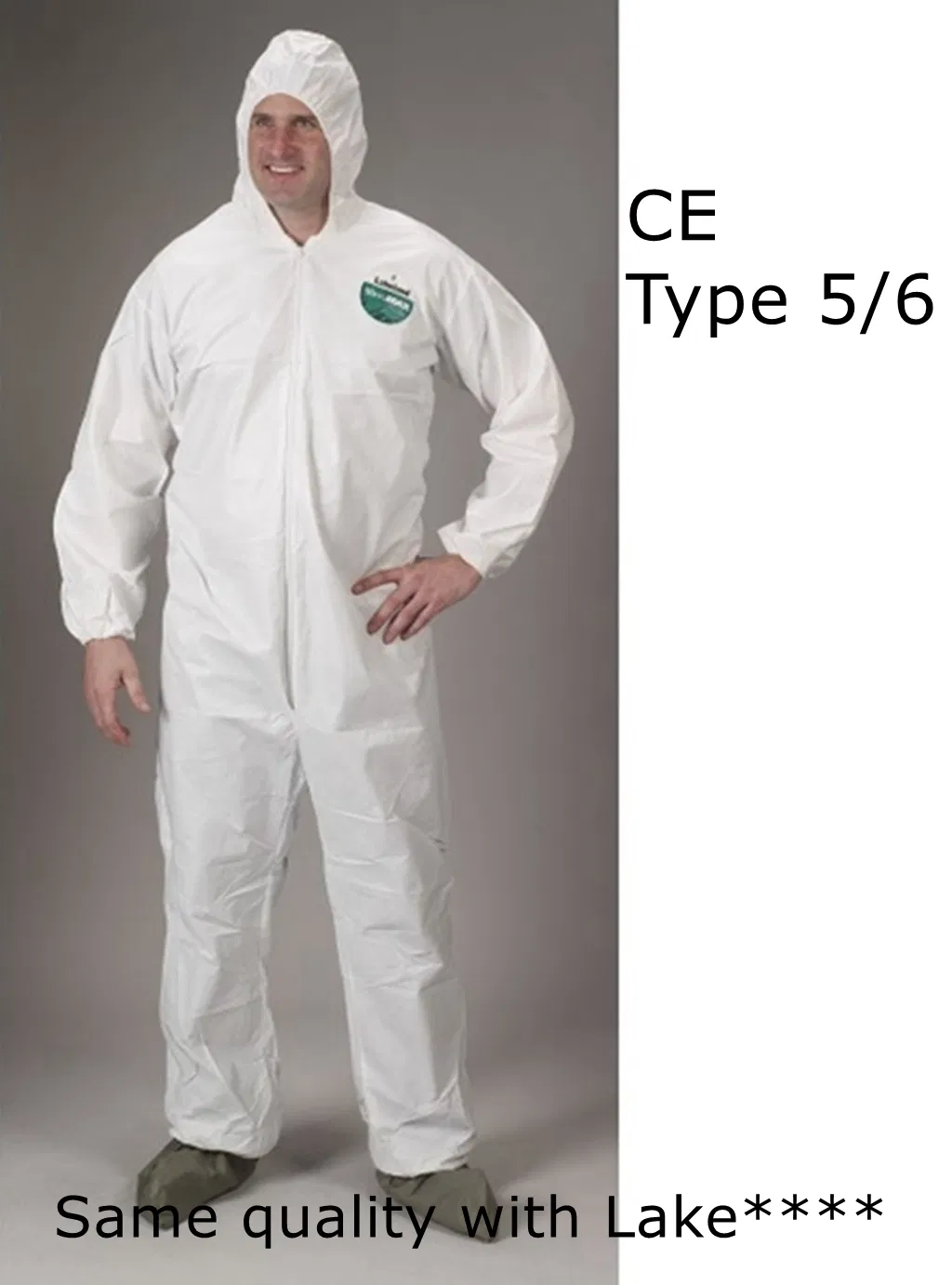 Disposable Non-Woven Coverall with Hood Waterproof Chemical Protective Cloth Clothing Coverall Suits Could Be Used in ICU Ambulance Staff