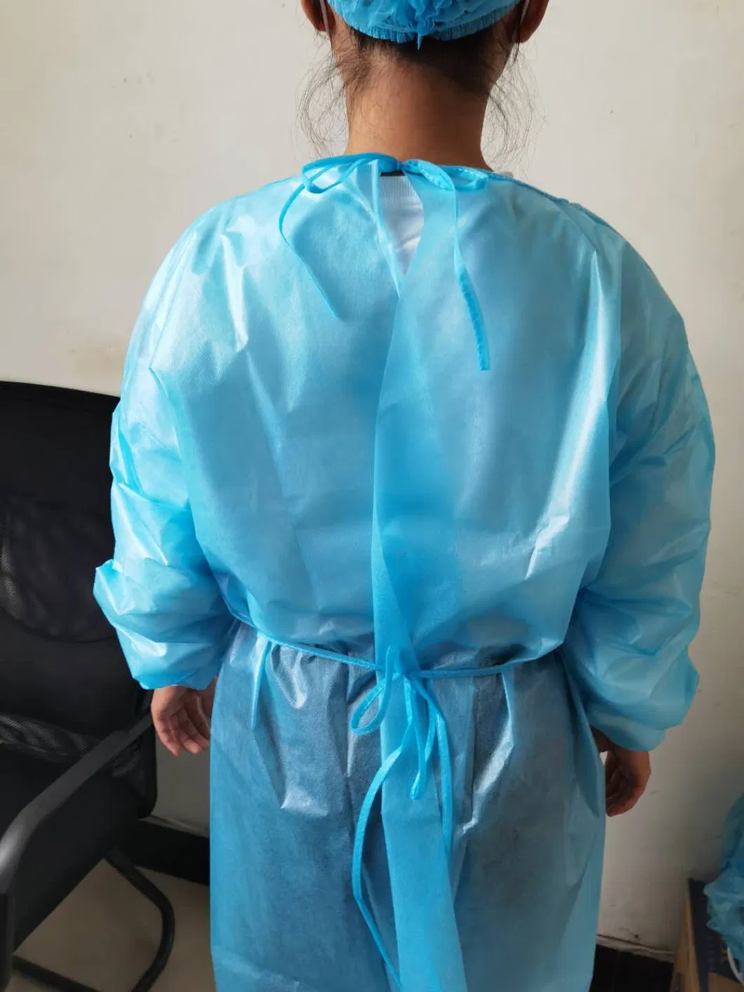 Disposable Isolation Gown Detailed View