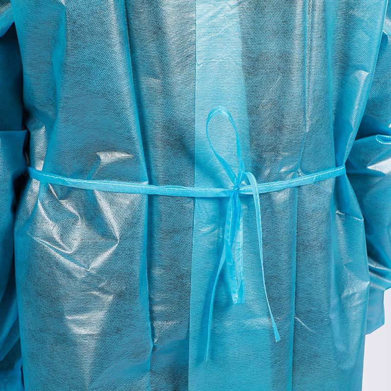 Tri-Layer SMS Non-Surgical Gowns, Disposable Gowns, Pack of 50