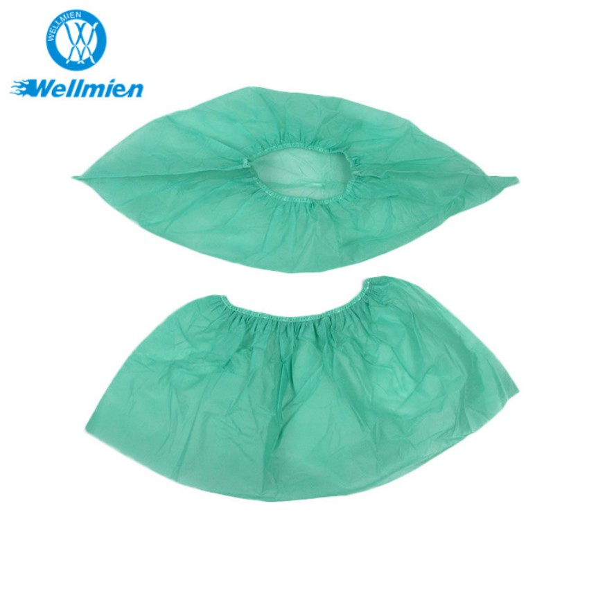 Factory Non-Slip blue Boot Covers Anti-Skid Non Woven Waterproof Shoe Cover Disposable Shoe Covers for Medical
