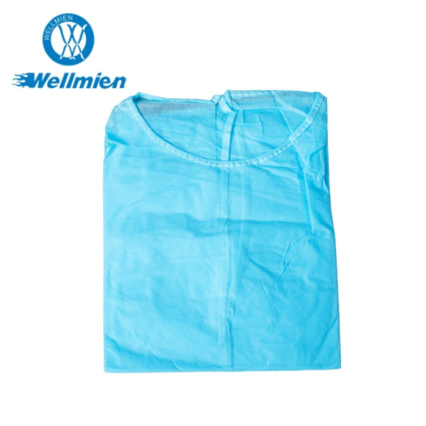 AAMI Level 2 Disposable Medical Isolation Gown Fluid-Resistant Protective Gown for Hospital Use