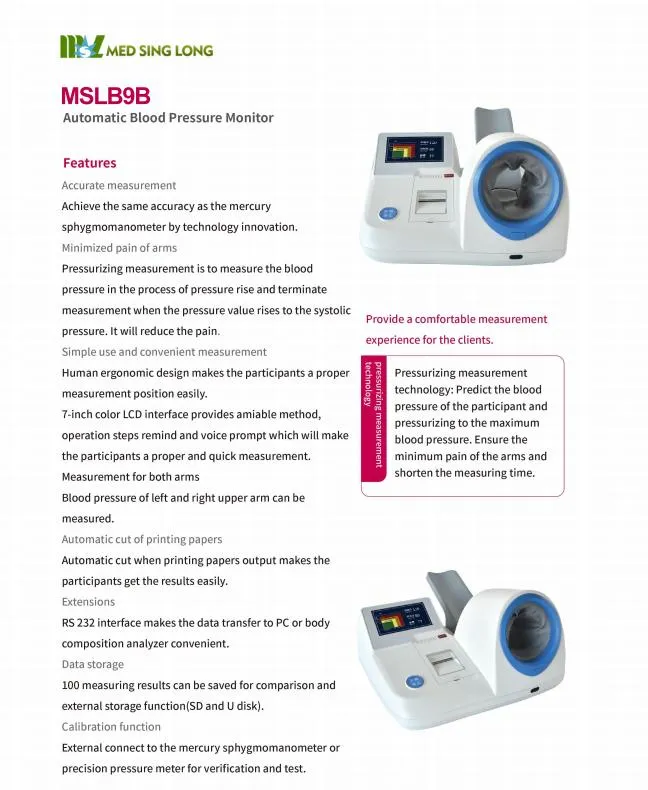 Automatic Medical Arm Blood Pressure Monitoring Device