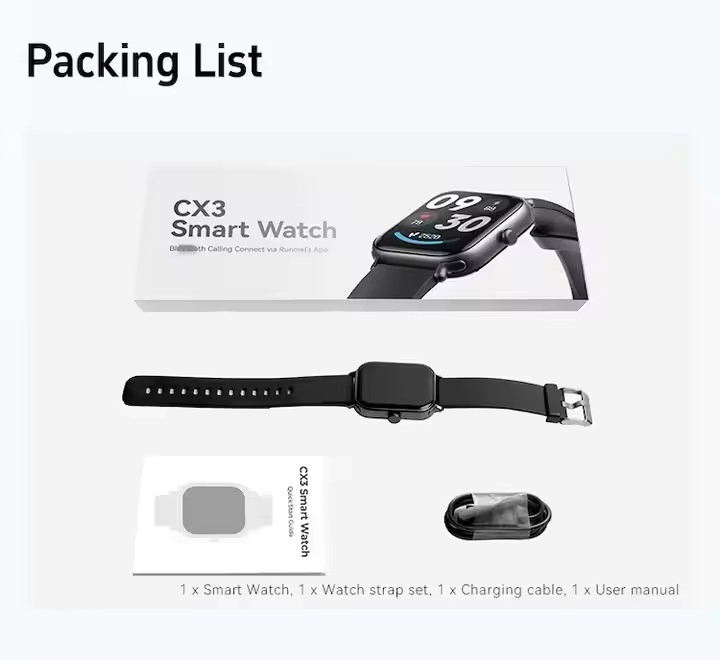 New Product Health Sleep Monitoring Blue Tooth Sport Fitness Tracker Multi-Language Men Women Smart Watch