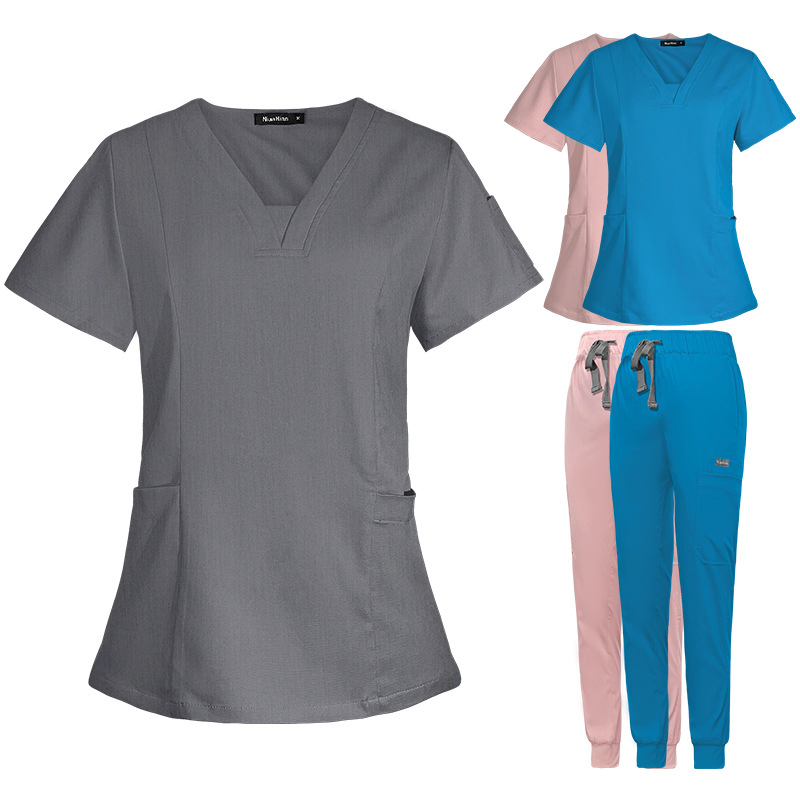 Free Samples Surgical Suit Patient Clothes Disposable Surgical Gown Nurse Scrub