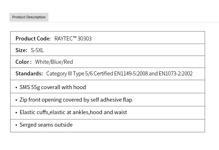 Protective Suit Front View