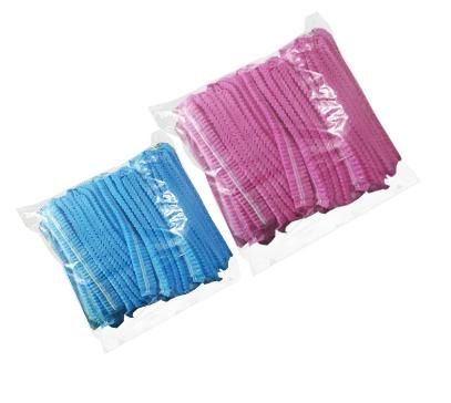 ODM High Quality Disposable PP Non Woven Strip Bouffant Head Cover Hair Clip Cap