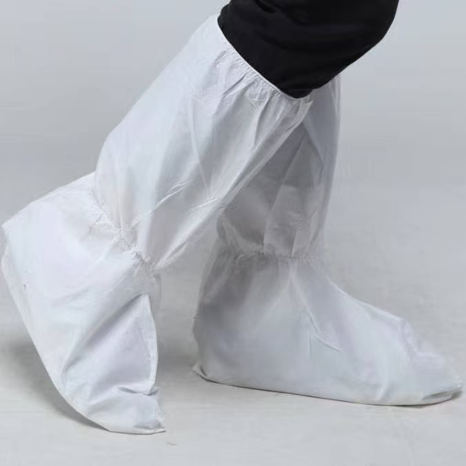 Buyer Customization Disposable Medical Sf Microporous Boot Cover Antislip Waterproof