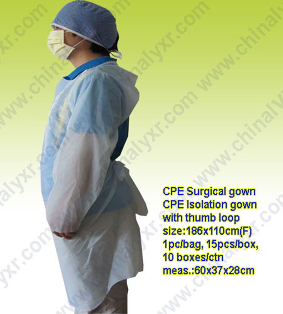 Ly Thick Disposable Plastic Disposable Waterproof Aprons