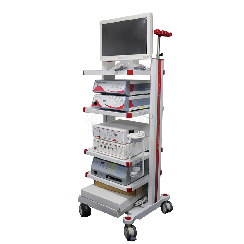 Sy-P042 Full Rigid Medical Bronchoscopy Laparoscopy Endoscopy Camera Full Set Tower