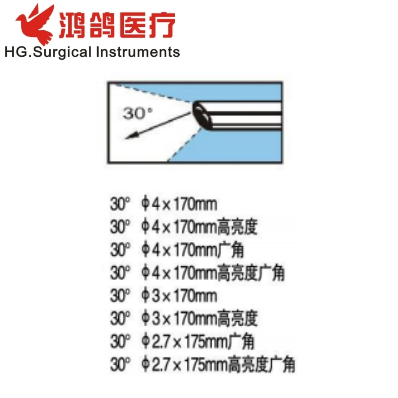 Medical Ent Rigid Endoscopes Sinuscope Nasal Endoscopy for Nose Surgery Hospital Equipment