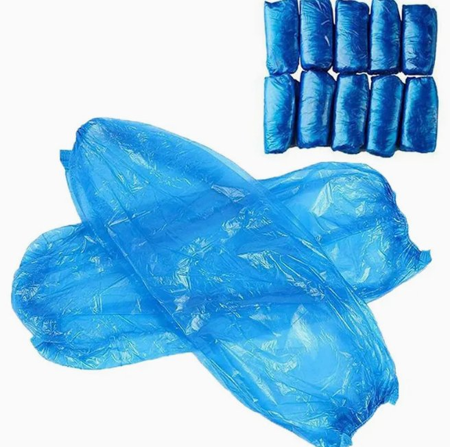 Disposable PE Waterproof Sleeve Cover Arm Oversleeves Plastic Free Size Armsleeves