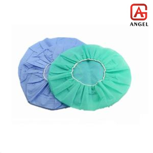Disposable Medical Non Woven Strip Cap Round Mob Cap