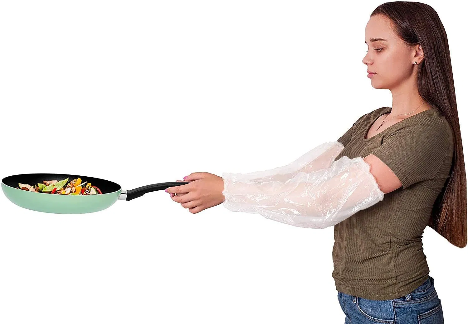 Waterproof Polyethylene PE Plastic Disposable Oversleeve