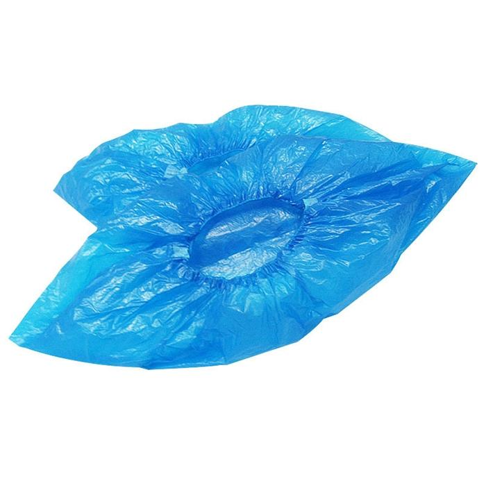 ISO13485 CE Anti Dust Machine Hand Made PE Nonwoven Isolation Surgical Plastic Disposable Plastic Waterproof Hospital CPE LDPE Medical Foot Shoe Covers