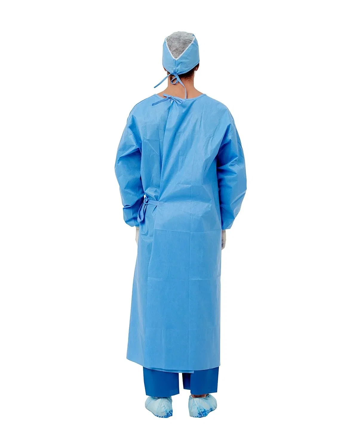Isolation Surgical Gown Disposable AAMI Level 1/2/3 SMS Durable Fluid Resistant