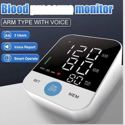 Arm Electronic Blood Pressure Monitor Automatic Digital Device