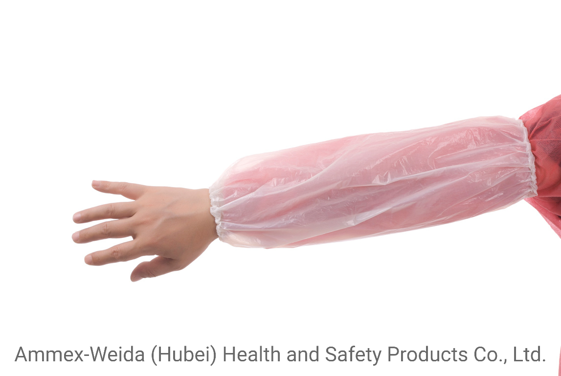 Oil-Proof and Waterproof Disposable Plastic Oversleeves Non-Toxic and Non-Irritating for Food Industry