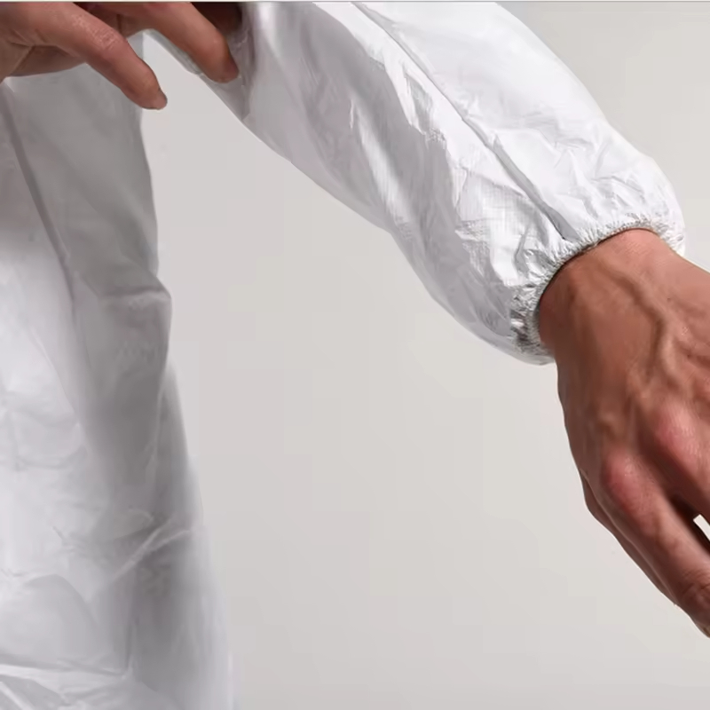 OEM Waterproof Chemical Resistant Safety Protective Microporous Type Disposable Coverall